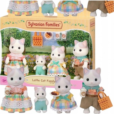 Sylvanian Families 5738 Latte Cat Family – Zboží Dáma