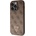 GUESS Предпазен калъф, Guess, 4G Triangle, за iPhone 15 pro, кафяв