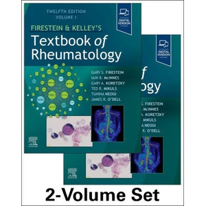 Firestein & Kelley’s Textbook of Rheumatology, 2-Volume Set | Gary S. Firestein, Iain B McInnes, Gary Koretzky, Ted Mikuls, Tuhina Neogi, James R. O'Dell (2024)