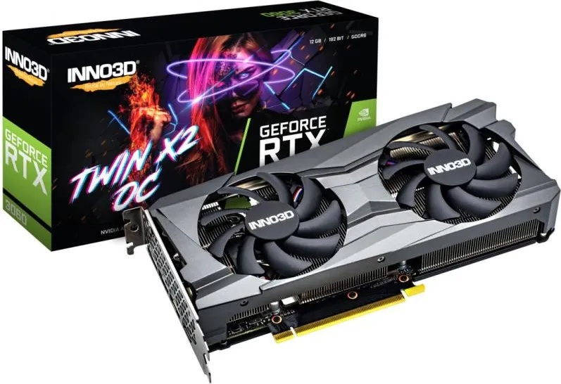 INNO3D 柔らか RTX 3060 12GB GDDR6 ※ジャンク品｜グラフィック