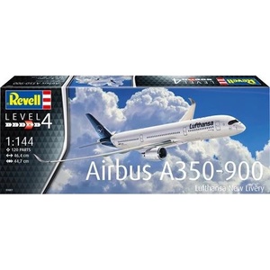 Revell Сглобяем модел, Revell, Самолет Airbus A350-900 Lufthansa, 120 части (R03881)