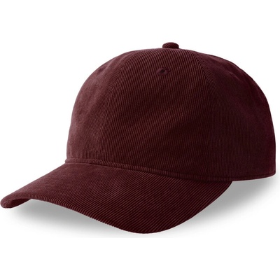 Atlantis Headwear Creep-S 6 panelová manšestrová COT33022737099-burgundy Burgundová
