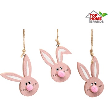 Brauns-Heitmann GmbH & Co. KG Germany Декоративно зайче с пухен нос heitmann deco, 10 см