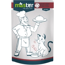 MASTER pre dospelé mačky s mäsom v želé 80 g