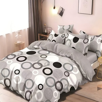 EmonaMall Двулицево спално бельо EmonaMall, 6 части - Модел S18477 (S18477-33333d)