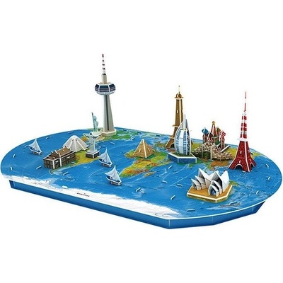 Magic Puzzle 3D puzzle Světové památky 136 ks