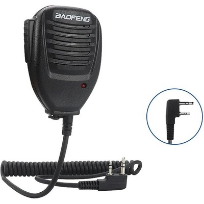 външен микрофон с високоговорител за UV-5R и др (mic speaker UV-5R)