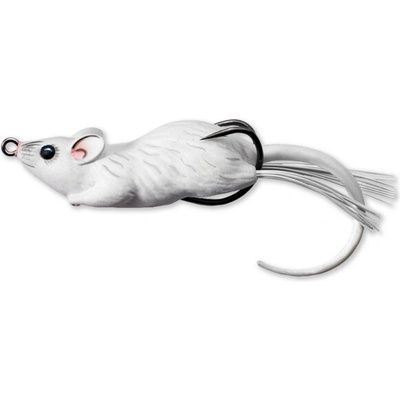 Liverget Nástraha myš Hollow Body Mouse 11 g 6 cm White