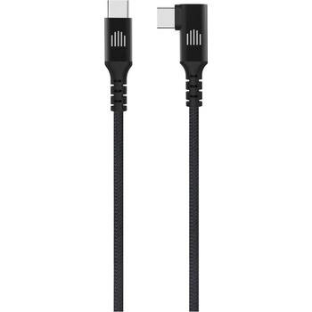 Dviced Angled Braided cable USB-C to USB-C, 1, 25m - black (DV120016)