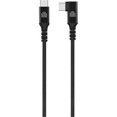 Dviced Angled Braided cable USB-C to USB-C, 1, 25m - black (DV120016)