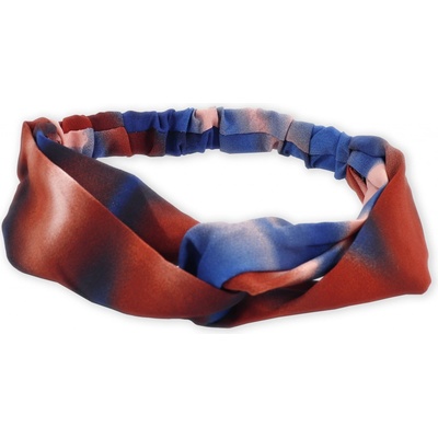 Látková čelenka v duhových barvách varianta E