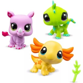 TM Toys Комплект фигури Littlest Pet Shop - Екзотична атмосфера - 3 броя (00550-03)