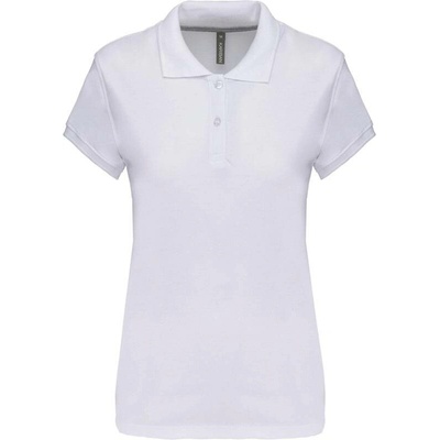 Kariban K242 Dámske piqué polo biela
