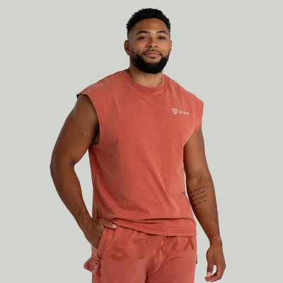 GymBeam STRIX Мъжки Топ Washed Terra S