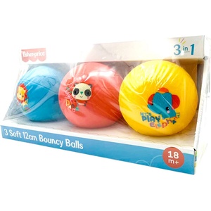 Mattel Fisher-Price® Меки подскачащи топки 12см. 3бр