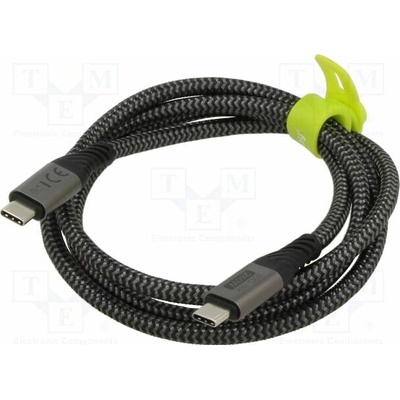 Goobay 74775 Thunderbolt 3 Thunderbolt 4 USB 4.0 1m černý šedý