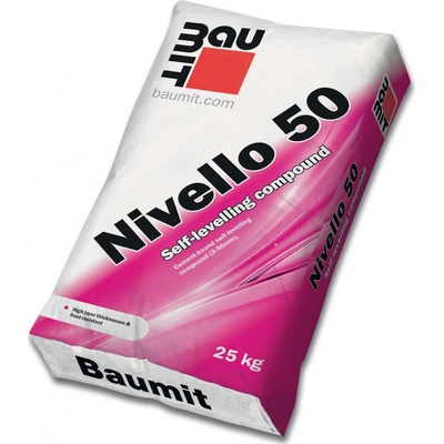 Baumit Samonivelační stěrka Baumit Nivello 50 25 kg – Zbozi.Blesk.cz