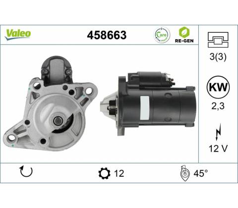 Štartér VALEO 458663