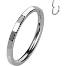 Šperky4U segment kruh helix cartilage tragus septum piercing titan TIT1215-1208