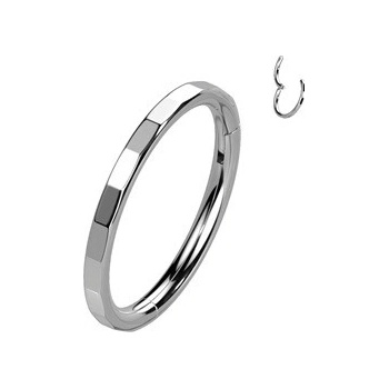 Šperky4U segment kruh helix cartilage tragus septum piercing titan TIT1215-1208