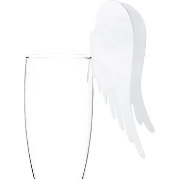 Image 1 of PartyDeco Стъклена декорация - Ангелски крила 12, 3 x 10, 7 см