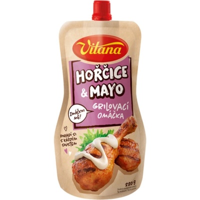 Vitana Hořčice & mayo grilovací omáčka 220g