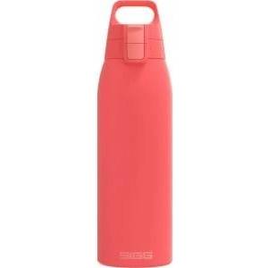 SIGG - Insulated drinking bottle - Thermos bottle Shield Therm One Watermelon - carbonated drinks - leak-proof - dishwasher safe - BPA-free - 90% recycled stainless steel - pink - 1L - 6218.20