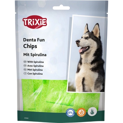 Trixie Denta Fun Chips se spirulinou 6 x 100 g