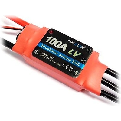 FLYCOLOR Regulátor otáček ESC 100A BEC 5.5V/4A 2-6S