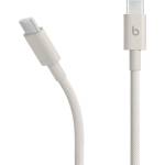 Beats Audio Кабел с бързо зареждане за устройства с USB-C порт - Beats USB-C to USB-C Woven Data Cable 60W (бежов) (150 см) (MDGD4ZM/A)