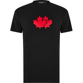 Dsquared2 Тениска DSQUARED2 Maple Leaf T-Shirt - Black