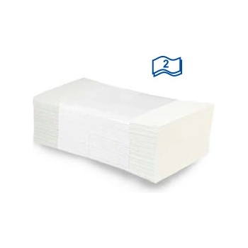 HygSoft Z-Z Utierky v kartóne 2vrst.biele 160x20 ks 3200 ks