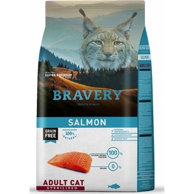 Bravery Cat STERELIZED GF salmon 2 kg