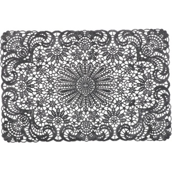 Tiseco Home Studio Пластмасова подложка за хранене 45x30 cm - Tiseco Home Studio (9386BLACK)