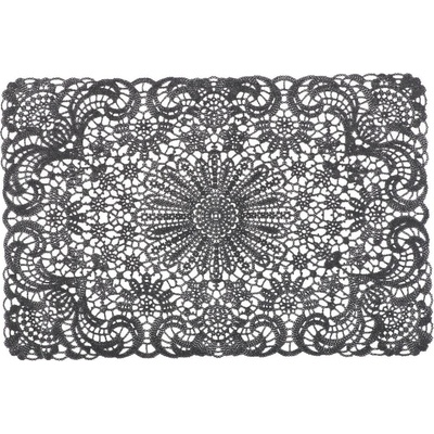 Tiseco Home Studio Пластмасова подложка за хранене 45x30 cm - Tiseco Home Studio (9386BLACK)