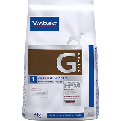 Virbac 2 x 12 kg суха храна за кучета Vet hpm Dog Digestive Support