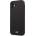 BMW M Collection Blue Lines Leather Hard Case - кожен кейс за iPhone 12 mini (черен)