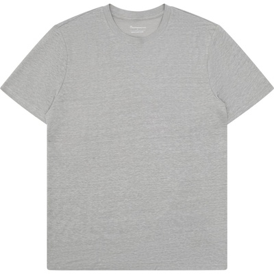 KnowledgeCotton Apparel Мъжка тениска Knowledgecotton apparel Linen T-Shirt - Ultimate Grey - размер XXL (216-5961-0716)