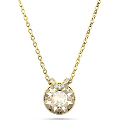 Swarovski Trblietavý bronzový náhrdelník bella 5662091