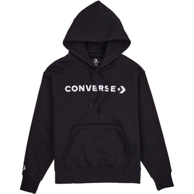 Converse mikina EMBROIDEred Fleece HOODI černá