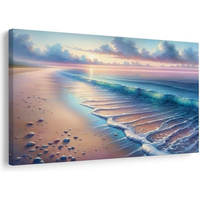 Obraz tiché vlny na pobřeží - 90x60