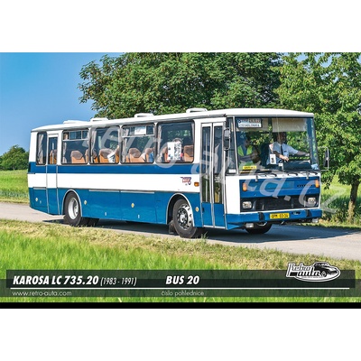 Pohlednice BUS č. 20 - Karosa LC 735.20 (1983 - 1991)