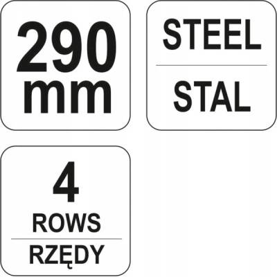 Yato Kartáč drátěný ruční 290 mm YT-6333
