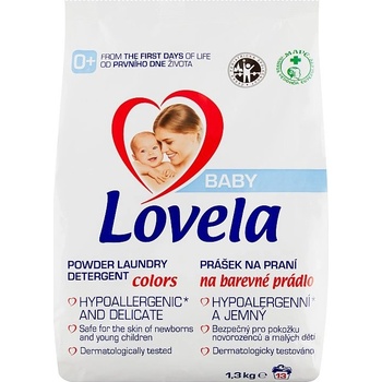 Lovela Baby prášek na praní na barevné prádlo 1,3 kg 13 PD