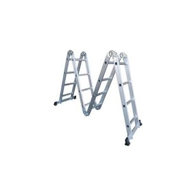 Стълба алуминиева мултифункционална 4 х 4, 4.65м gr55121- grasko