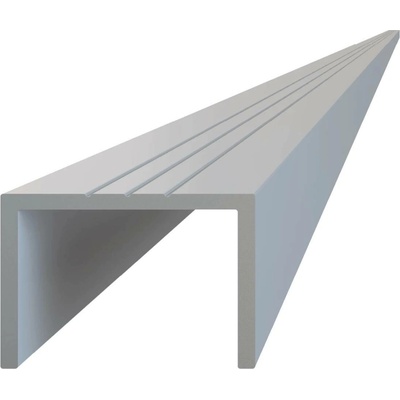 U profil 29x22x6000 mm, materiál EN AW-6060 T66, přírodní hliník bez povrchové úpravy, cena za KUS