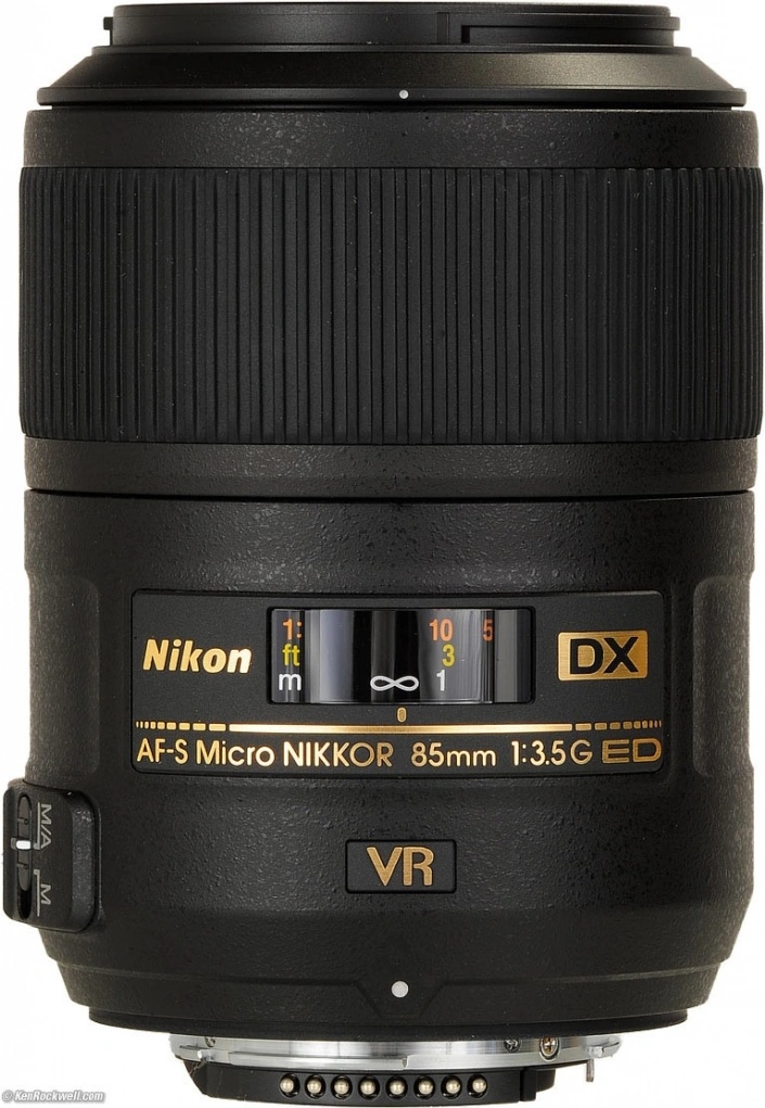 ■良品■DX Micro NIKKOR 85mm f/3.5G ED VR Nikon 85mm f/3.5 DX VR Micro Macro Review by Ken Rockwell