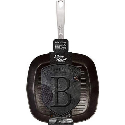 BerlingerHaus grilovací s titanovým povrchem Shine Basalt Collection 28 cm