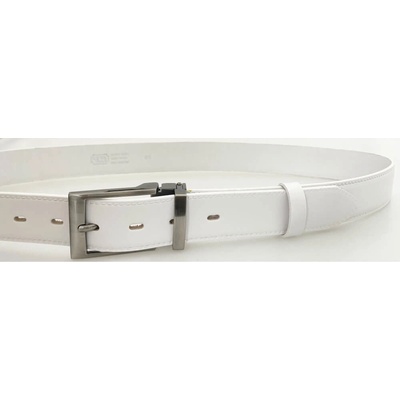 Penny Belts kožený opasek 35-020-3-00 bílý
