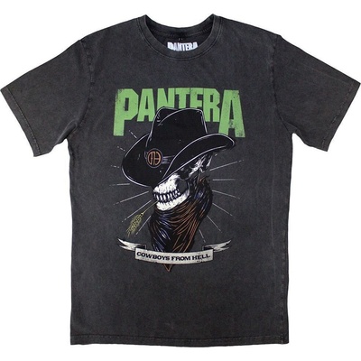 Pantera Skeleton Cowboy Stone Wash Charcoal Grey L Риза (PANSTNW43MC03)